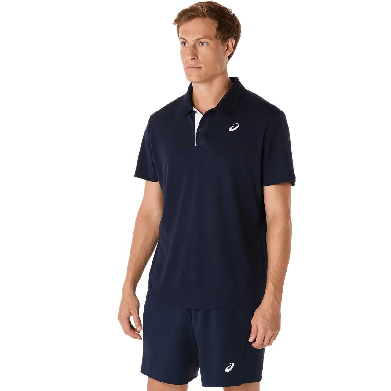 Asics - 2041A340 - COURT POLO - 400 MIDNIGHT - moška polo majica 2026