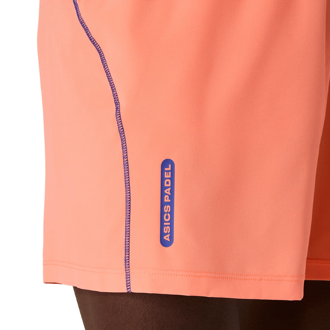 Asics - 2041A350 - PADEL COURT 7IN SHORT - 800 VIVID CORAL/MENTHOL - moške kratke hlače 2026