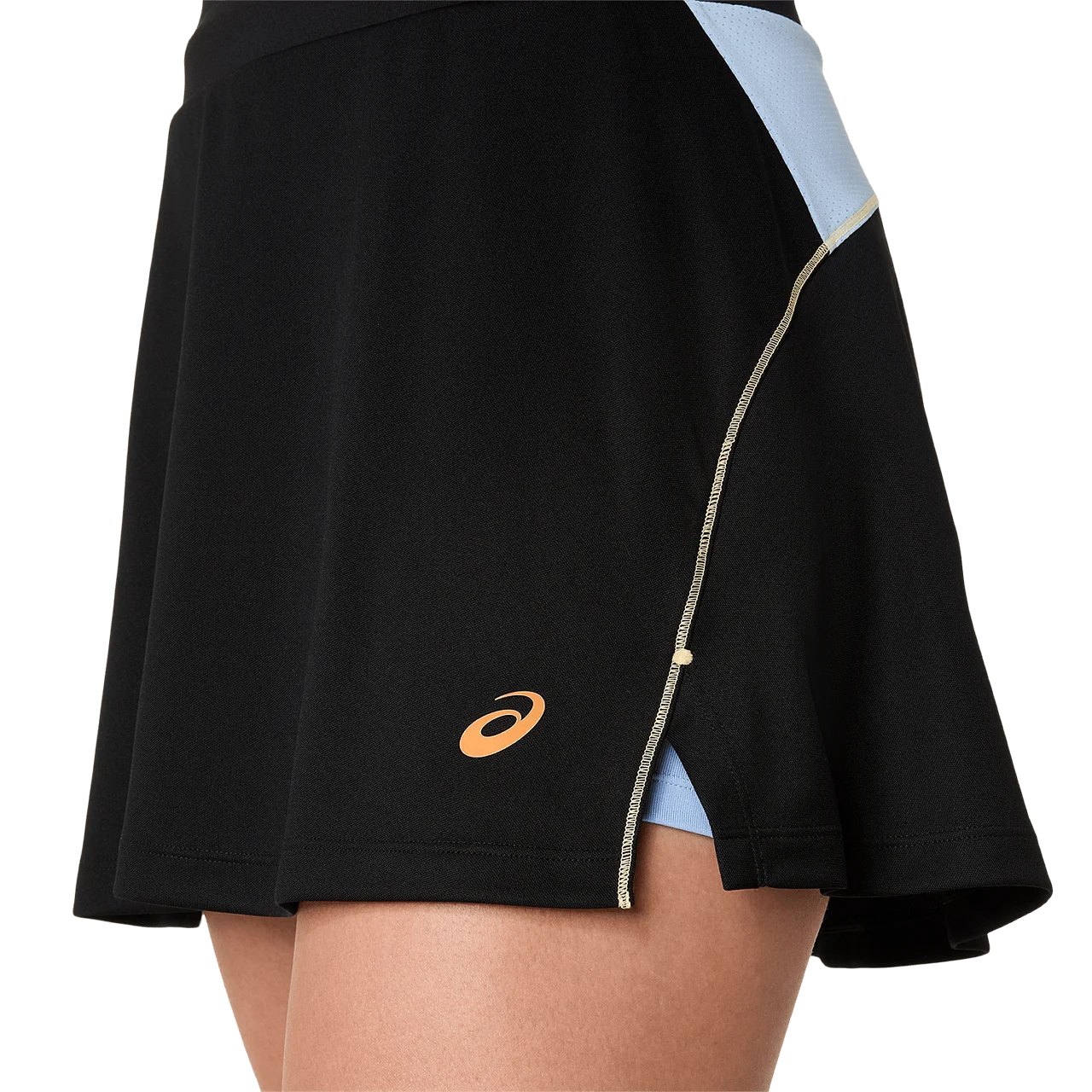 Asics - 2042A381 - PADEL COURT SKIRT - 002 PERFORMANCE BLACK/STONE WASH - žensko krilo 2026