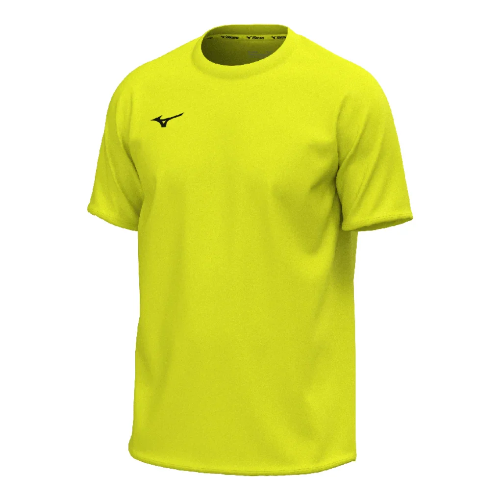 Mizuno – 32EAB565 – Training Tee (moška trening majica) – FluoYellow (fluorescentno rumena)