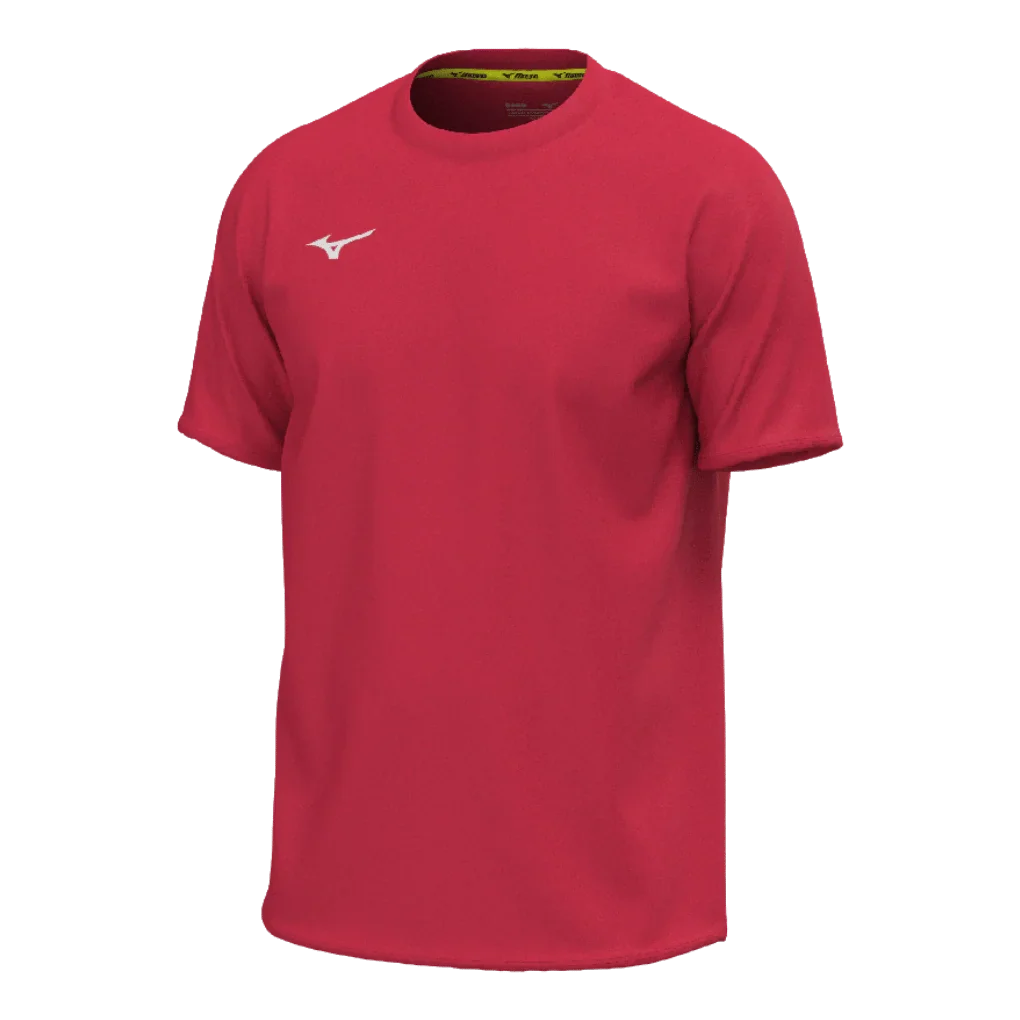 Mizuno – 32EAB565 – Training Tee (moška trening majica) – Red (rdeča)