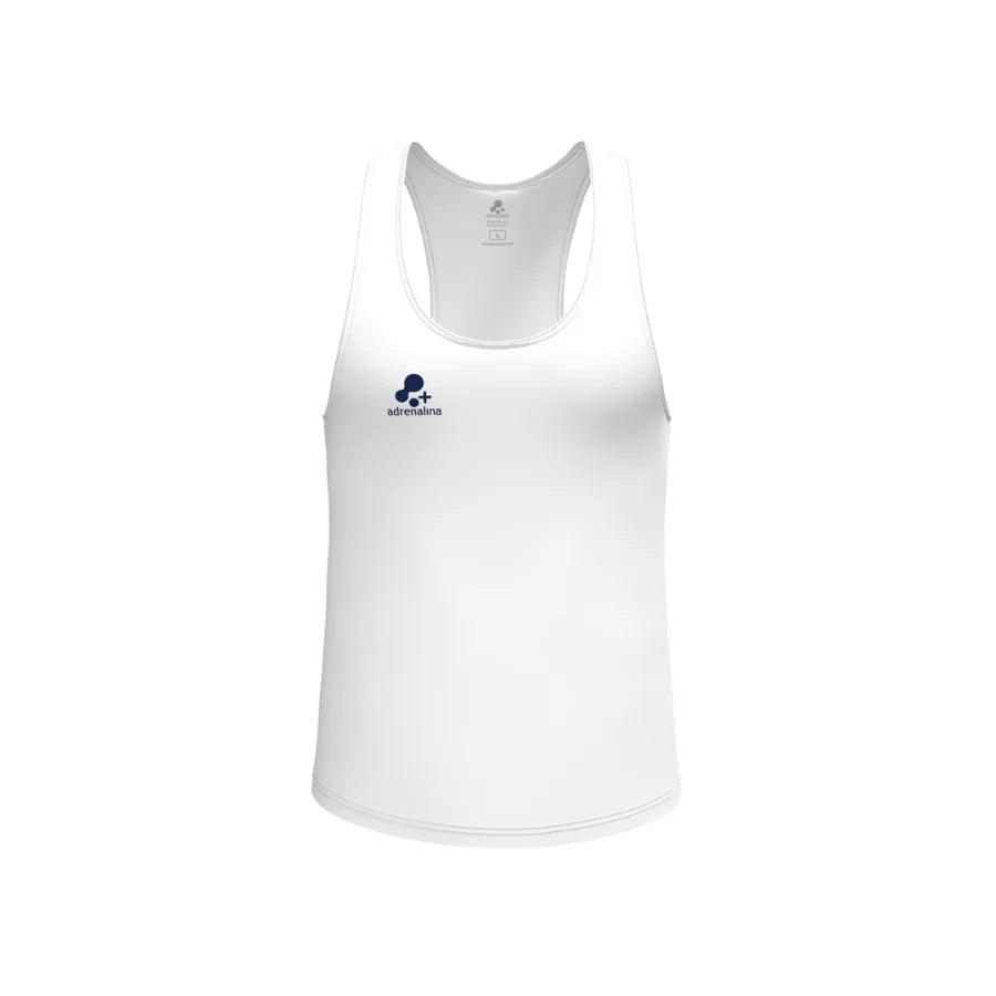 '+Adrenalina- 1008 - SIVAR - Bela - unisex majica za beach volley