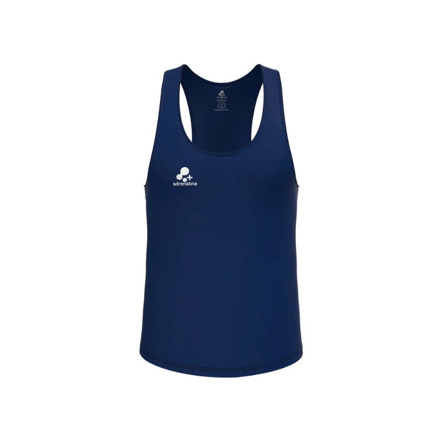 '+Adrenalina- 1008 - SIVAR - Temno modra - unisex majica za beach volley