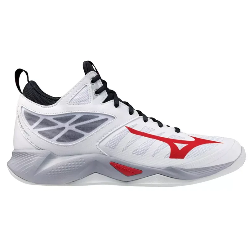 Mizuno - V1GA2245 - Wave Dimension MID - 96- RED/WHITE - visok moški copat 2025