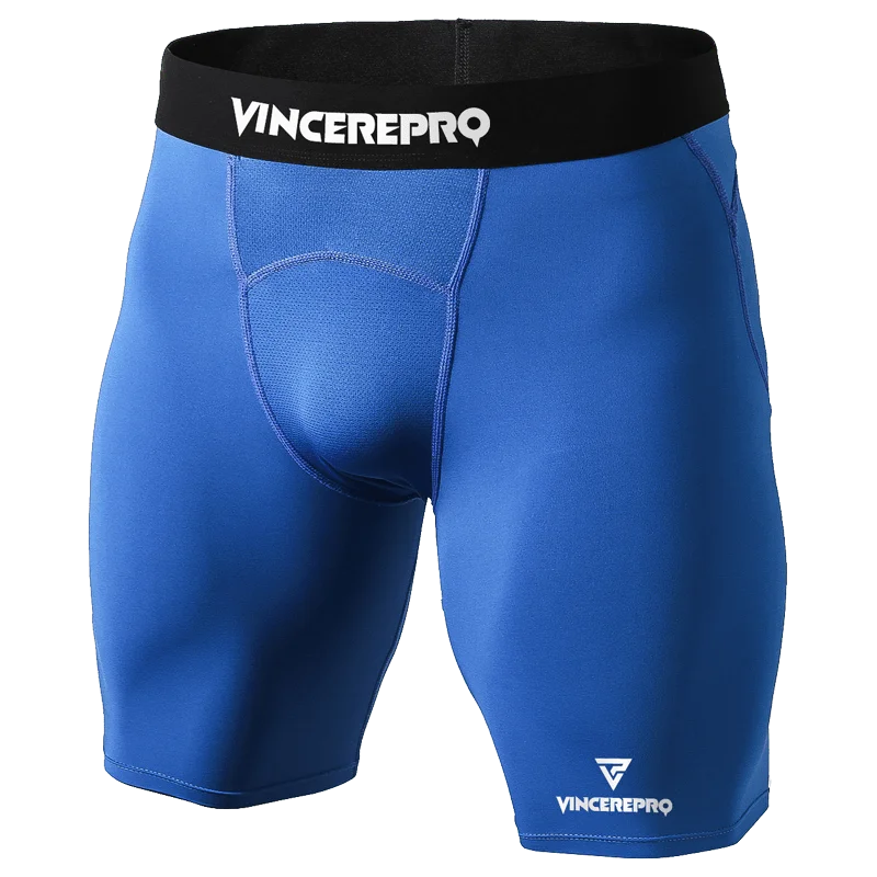 VincerePro - 1044 Moške športne kratke podhlače - Svetlo modre