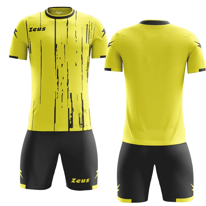 K/BOLT - Zeus KOMPLET BOLT - moški dres - Rumeno - Črna