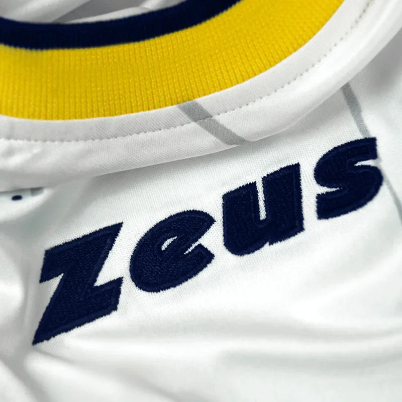 K/BOLTWHIT - Zeus KOMPLET BOLT WHITE - moški dres - Belo - Rumeno - Črna