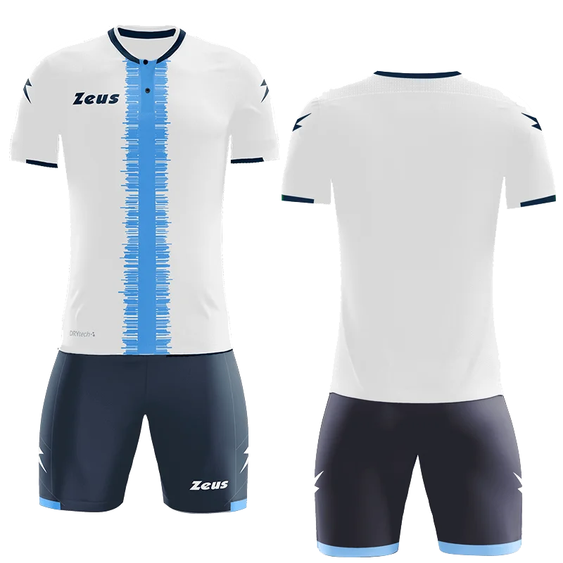 KIT PERSEO - Zeus KOMPLET PERSEO - moški odbojkarski dres - Bela - Sky modra