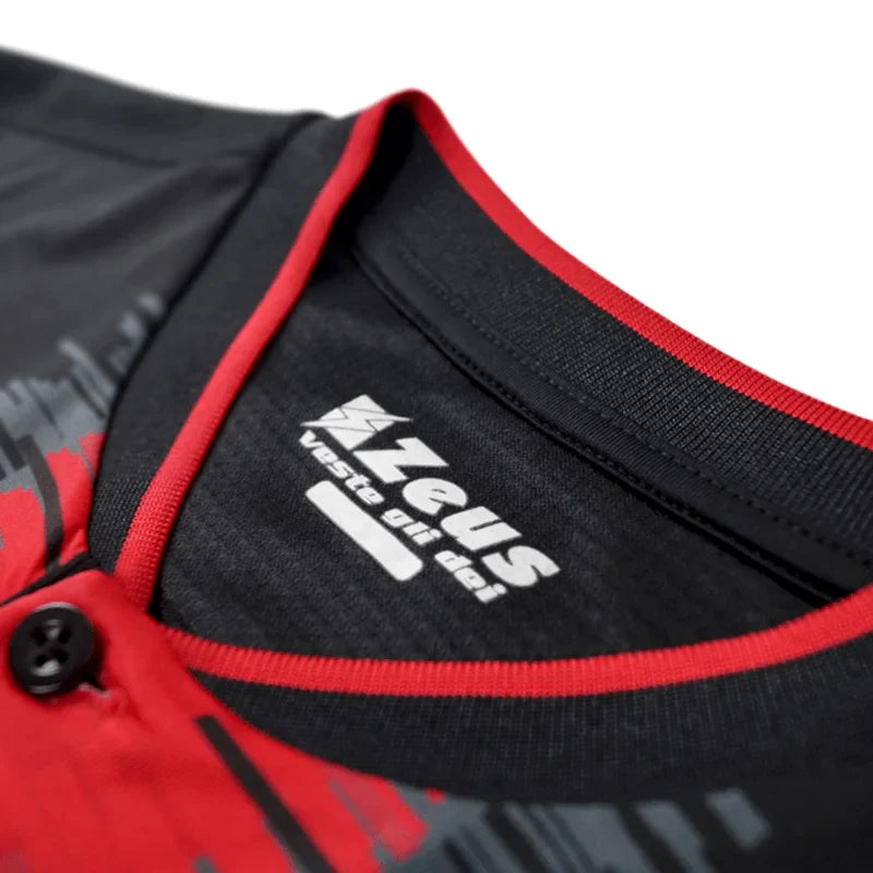 KIT PERSEO - Zeus KOMPLET PERSEO - moški odbojkarski dres - Rdeča - Bela