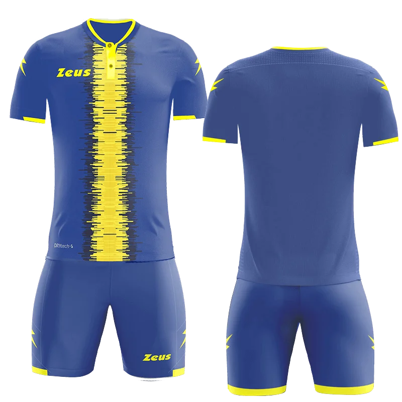KIT PERSEO - Zeus KOMPLET PERSEO - moški odbojkarski dres - Royal modra - Rumena