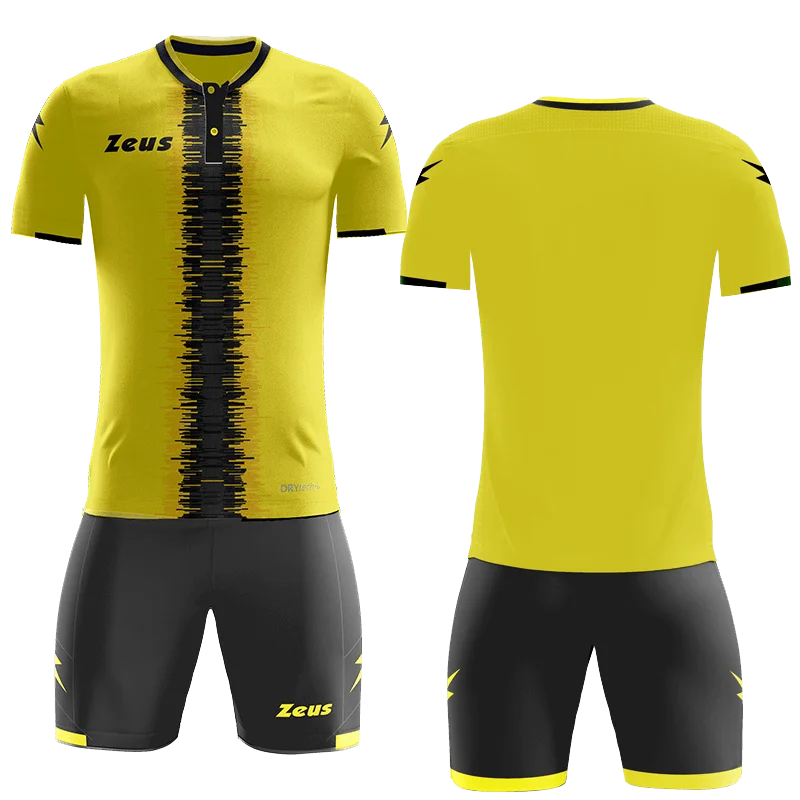 KIT PERSEO - Zeus KOMPLET PERSEO - moški odbojkarski dres - Rumeno - Črna