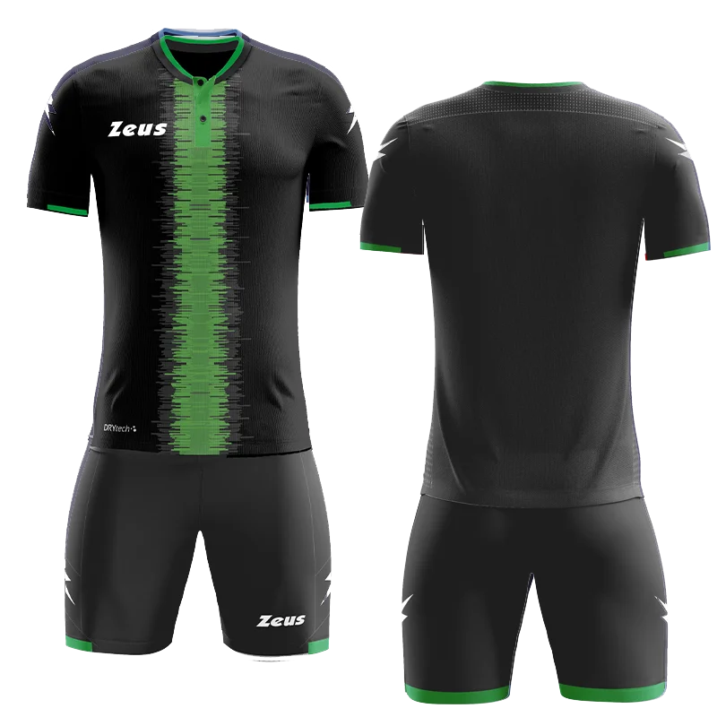 KIT PERSEO - Zeus KOMPLET PERSEO - moški odbojkarski dres - Črno - Zelena
