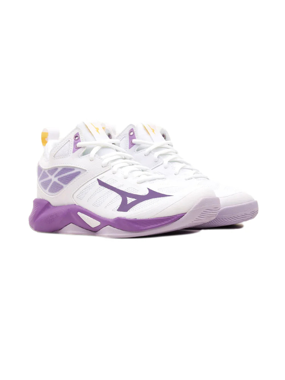 Mizuno - V1GC2245 - Wave Dimension MID - 10 - VIOLA/WHITE - visok ženski copat 2025