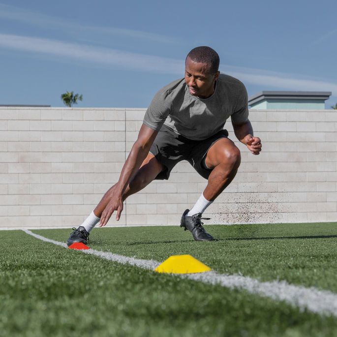 SKLZ Mini Cones – stožci za trening – 20 kosov s trakom za prenašanje | Majhni stožci za velike dosežke!