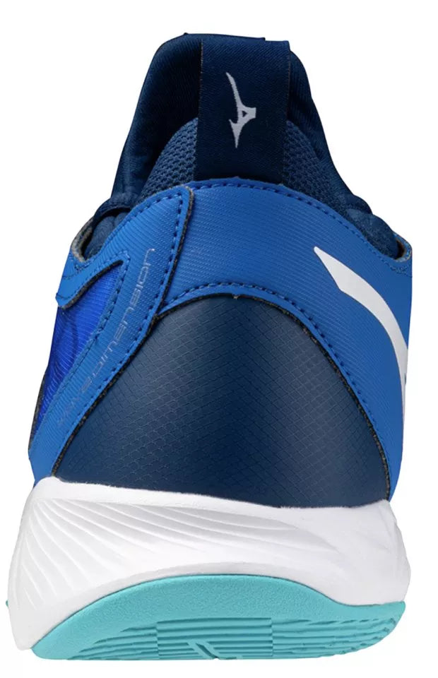 Mizuno - V1GA2245 - Wave Dimension MID - 76 - BLUE/WHITE - visoki moški copat 2025