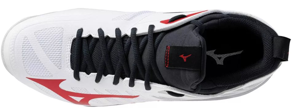 Mizuno - V1GA2240 - Wave Dimension - 96- RED/WHITE - nizek moški copat 2025