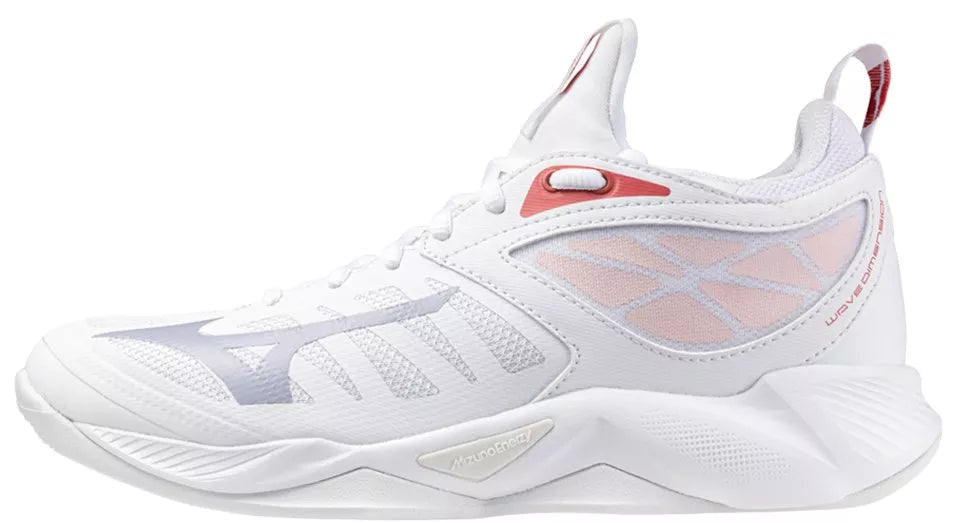 Mizuno - V1GC2240 - Wave Dimension - 25 - ORANGE/WHITE - nizki ženski copat 2025