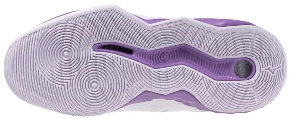 Mizuno - V1GC2240 - Wave Dimension - 10 - VIOLA/WHITE - nizki ženski copat 2025